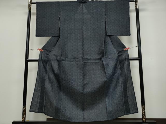 平和屋着物＊夏物 重要無形文化財 本場宮古上布 麻の葉文様 苧麻