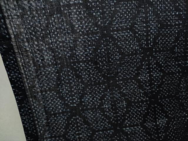 平和屋着物＊夏物 重要無形文化財 本場宮古上布 麻の葉文様 苧麻