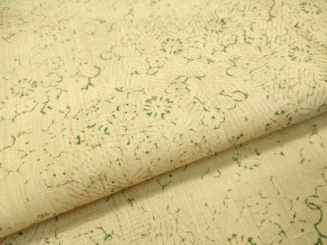 平和屋着物○上質な紬 絣文様 正絹 逸品 CAAR8283vf