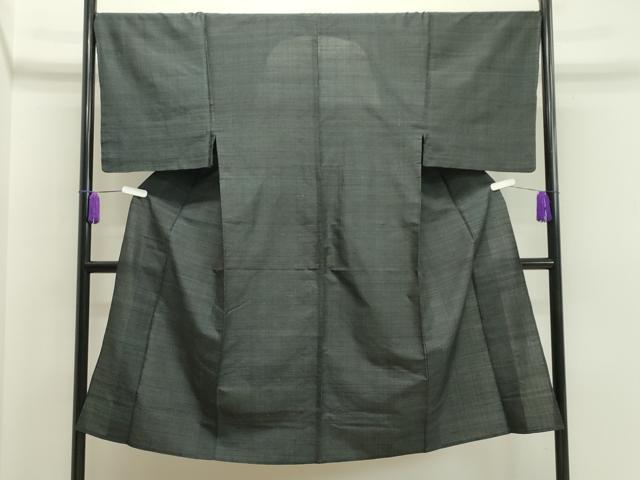 平和屋着物▽男性　紬　単衣　吉祥文　正絹　逸品　CAAU8894gh_1