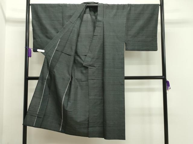 平和屋着物▽男性　紬　単衣　吉祥文　正絹　逸品　CAAU8894gh_2