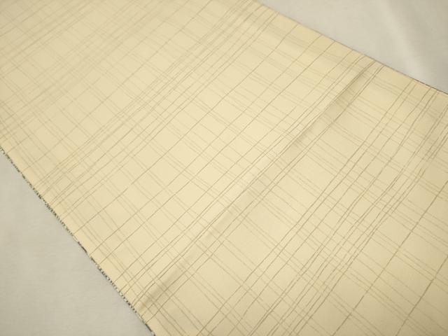 平和屋着物○両面 全通柄袋帯 紅型染 草花間道 正絹 逸品