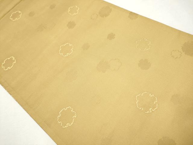 正絹　唐織　袋帯　菊尽くし　六通 Prices down2】唐織袋帯 「生成り色地 菊唐草」 錦工芸謹製 六通