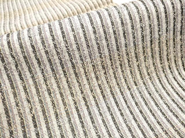 平和屋着物○両面 全通柄袋帯 縞 正絹 逸品 CAAU9528hy