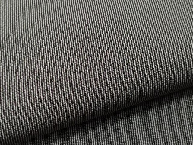 平和屋着物○江戸小紋 本草木萬両染 万筋 黒鳶色×