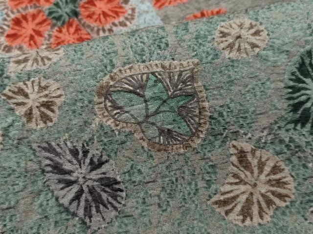 平和屋着物○訪問着 松花文 暈し染め 金彩 正絹 逸品 CAAU9622vf