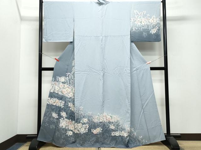 平和屋着物●訪問着　辻が花　正絹　逸品　CAAU9625vf