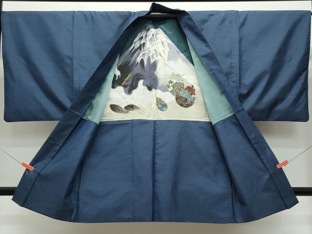 平和屋着物○男性 本場大島紬 亀甲柄 正絹 逸品 未使用 CAAT7163vf