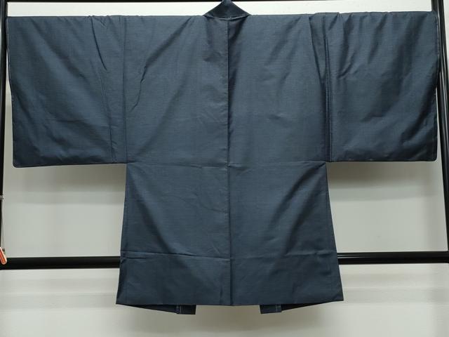 平和屋着物○男性 本場大島紬 アンサンブル 100亀甲 総詰め 正絹 逸品