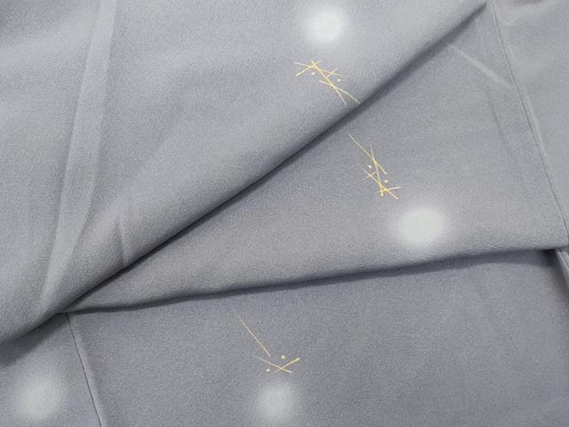 平和屋着物●上質な小紋　抽象文　蛍暈し　金彩　正絹　逸品　CAAU9763vf