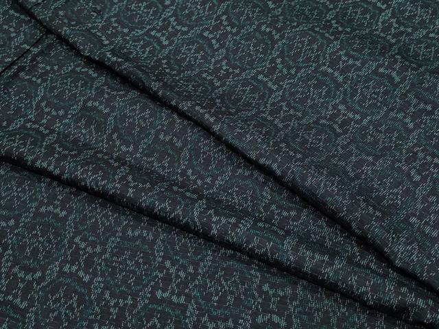 平和屋着物●上質な紬　吉祥文　正絹　逸品　CAAU9876vf