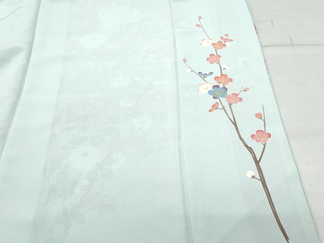 平和屋着物○訪問着 友禅 作家物 枝花文 暈し染め 正絹