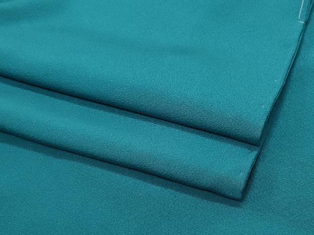 平和屋着物●上質な色無地　御召茶色　正絹　逸品　未使用　CAAU9900vf