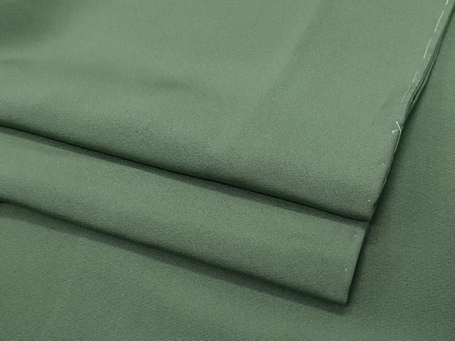 平和屋着物●上質な色無地　藍媚茶色　正絹　逸品　未使用　CAAU9902vf