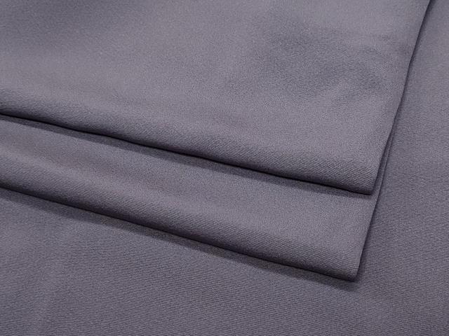 平和屋着物●上質な色無地　葡萄鼠色　正絹　逸品　CAAU9950vf