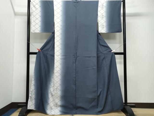 平和屋着物●訪問着　本場染大島紬　舞桜　正絹　逸品　CAAU9989vf