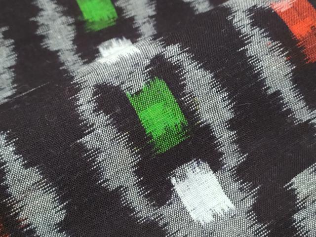 平和屋着物○久留米絣 反物 吉祥文 証紙付き 着尺 逸品 未使用 CAAV0482th