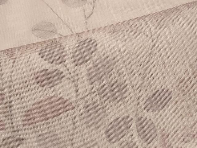 平和屋着物▽訪問着　単衣　無双　紗袷　紗×紗　枝花文　正絹　逸品　未使用　CAAV0890ou_4