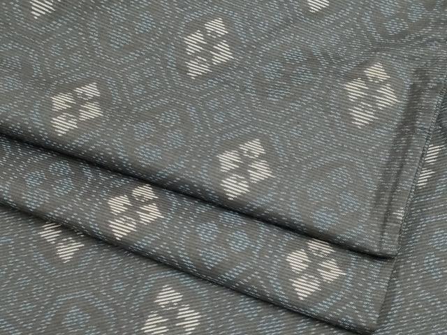 平和屋着物▽本場大島紬　単衣　蜀江文　正絹　逸品　CAAV0906ou