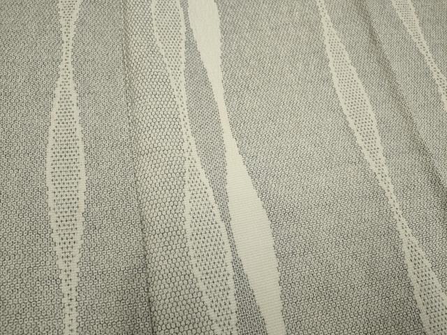 平和屋着物▽本塩沢 単衣 100亀甲 立涌文 正絹 逸品 CAAV0909ou