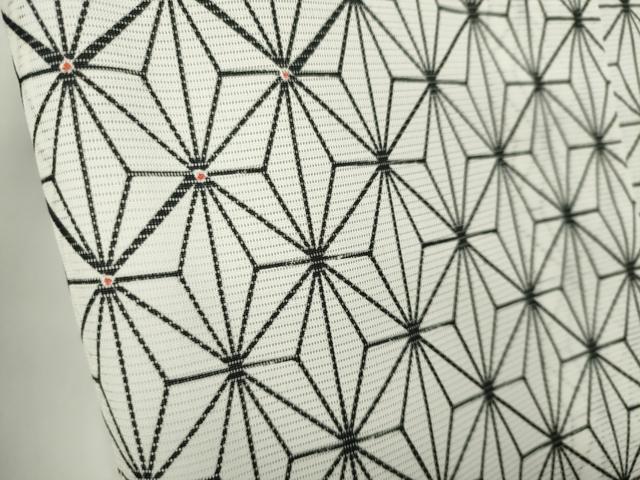 平和屋着物＊夏物 小紋 絽 麻の葉吉祥間道 洗える着物 CAAW9887gh