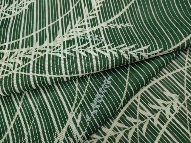 平和屋着物＊夏物 小紋 絽 色紙草花文 暈し染め 洗える着物 CAAT1243ev