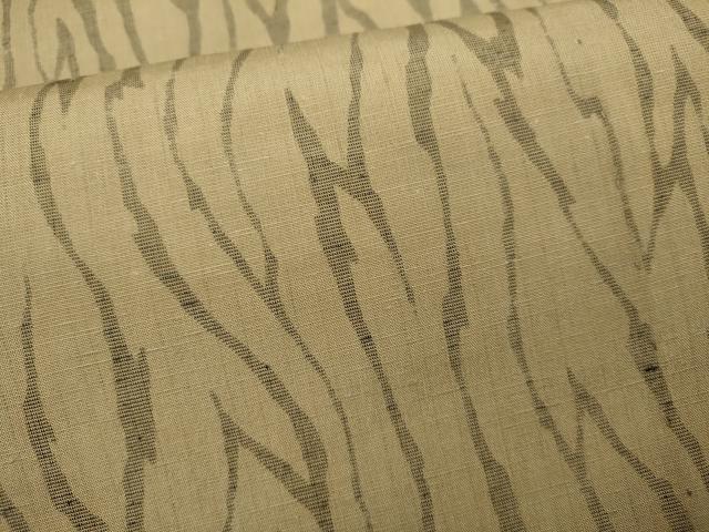 平和屋着物▽上質な紬 単衣 杢目文様 正絹 逸品 CAAV3174ut