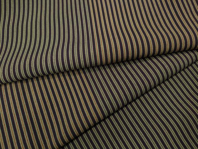 平和屋着物▽小紋　単衣　縞　洗える着物　CAAV3185ut