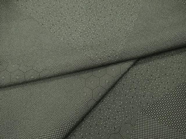 平和屋着物▽江戸小紋　単衣　切嵌吉祥文　正絹　逸品　CAAV3198ut