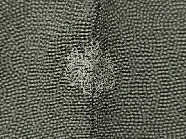 平和屋着物▽江戸小紋 単衣 切嵌吉祥文 正絹 逸品 CAAV3198ut