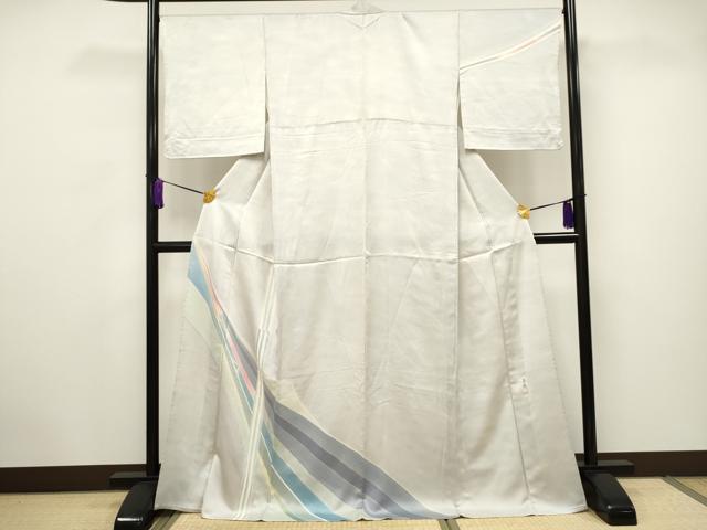 平和屋着物▽訪問着　単衣　作家物　吉祥文　暈し染め　正絹　逸品　CAAV3686dy