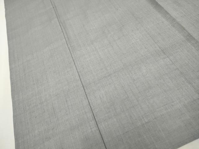 平和屋着物▽結城紬 単衣 色無地 潤色 正絹 逸品 CAAV3696dy