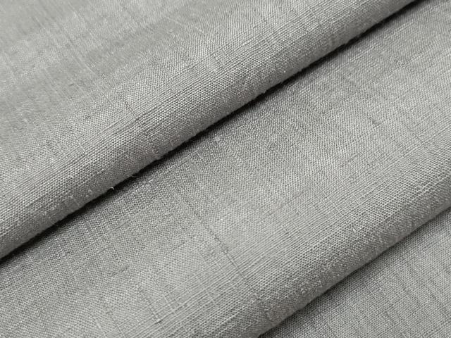 平和屋着物▽結城紬　単衣　色無地　潤色　正絹　逸品　CAAV3696dy