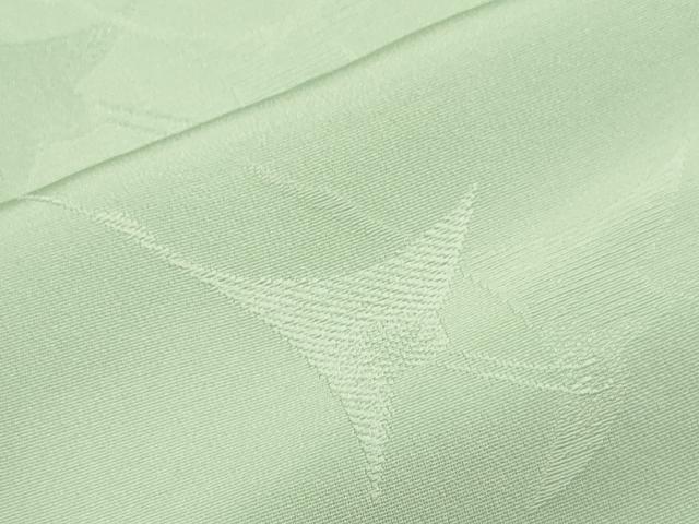 平和屋着物▽上質な色無地 単衣 飛鶴地紋 夏虫色