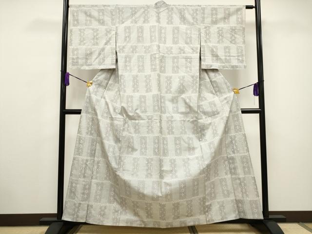 平和屋着物■極上　道中着　ロング丈　紬地　遠山文　上代48万　逸品　未使用　CYAA3633s5 平和屋着物□極上 道中着 ロング丈 紬地 遠山文 上代48万