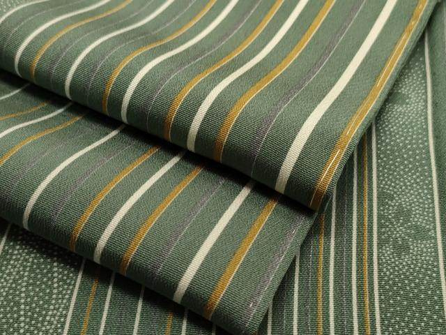 平和屋着物▽上質な小紋　単衣　舞桜吉祥間道　正絹　逸品　未使用　CAAV3751dy