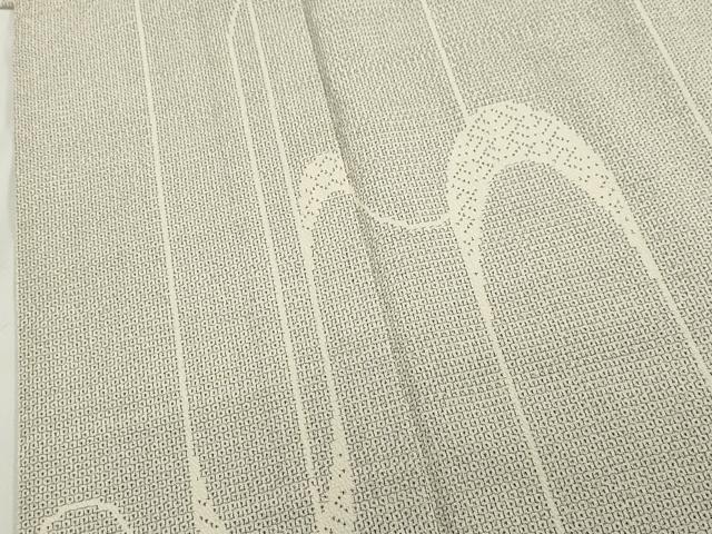 平和屋着物●本塩沢　110亀甲　横段吉祥文　正絹　逸品　CAAU2378yc 平和屋着物○本塩沢 110亀甲 横段吉祥文 正絹 逸品 CAAU2378yc