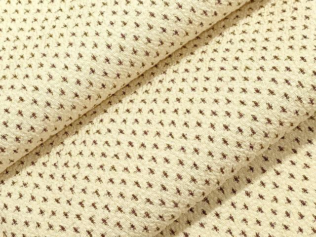 平和屋着物▽本塩沢　単衣　蚊絣　正絹　逸品　CAAV3761dy