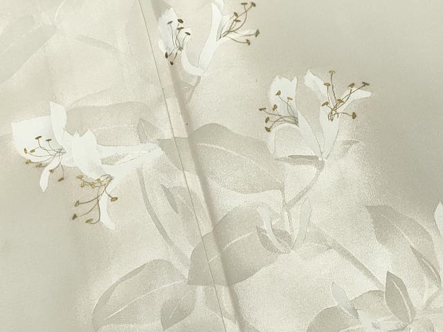 平和屋着物▽訪問着 単衣 舞花文 暈し染め 金銀彩 正絹