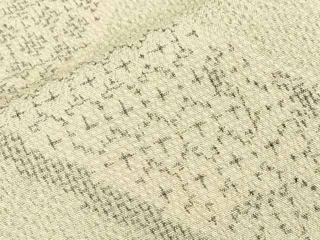 平和屋着物▽本塩沢 単衣 吉祥花文 正絹 逸品 CAAV3779dy