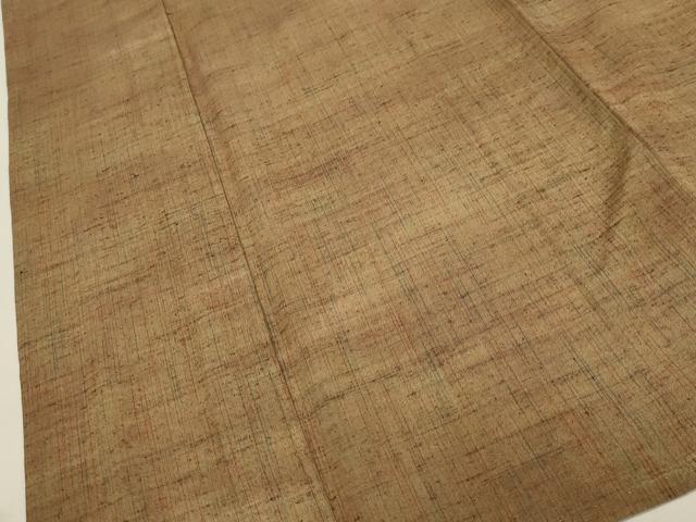 平和屋着物▽上質な紬 単衣 霞文 正絹 逸品 CAAV3800dy 平和屋