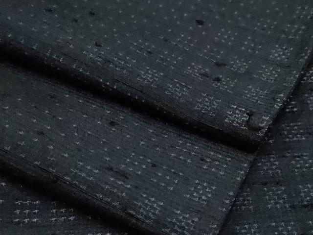 平和屋着物▽髭紬　単衣　吉祥文　正絹　逸品　CAAV3896dy