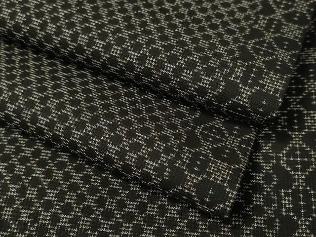 平和屋着物●本場大島紬　9マルキ　吉祥間道　正絹　逸品　CAAV4723vp