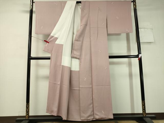 平和屋着物○本加賀友禅作家 柿本市郎監修 小紋 草花文 正絹 逸品