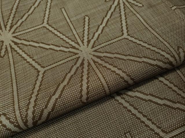 平和屋着物□本場大島紬 9マルキ 草葉文 正絹 逸品 CAAU6823ua 平和屋