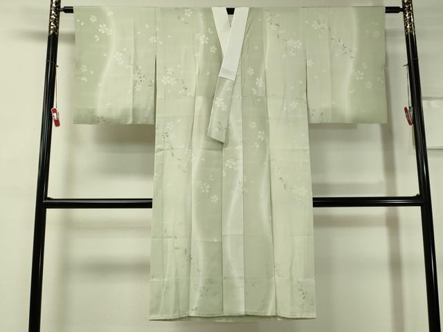 平和屋着物●長襦袢　無双仕立て　枝桜　暈し染め　正絹　逸品　CAAV4745vp