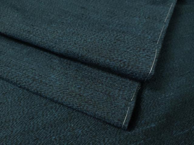 平和屋着物●男性　紬　アンサンブル　霞文　正絹　逸品　未使用　CAAV4774vp