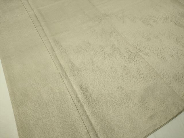 平和屋着物○上質な色無地 紋意匠 亜麻色 正絹 逸品 CAAV4790vp