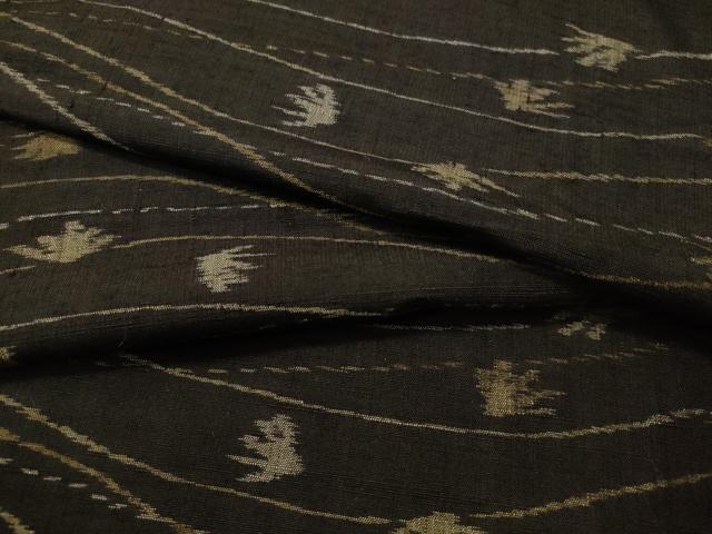 平和屋着物●上質な紬　吉祥文　正絹　逸品　CAAV4791vp