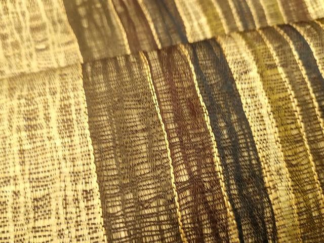 平和屋着物○スリーシーズン 春夏秋 九寸名古屋帯 紬地 間